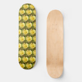 Geel Rosebud Skateboard (Voorkant)