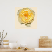 Geel roze  Geometrisch Poster Afdrukken (Keuken)