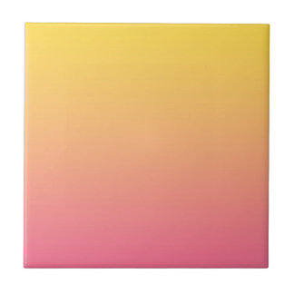 Geel Roze Kleur Tegeltje