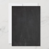 Geel Roze Krijtbord 3.5x7 Ontvangstkaart Kaart (Achterkant)