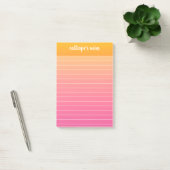 Geel Roze Ombre gevoerd Post-it® Notes (Kantoor)