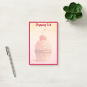 Geel Roze Schattigee  stijl Cherry Cupcake Post-it® Notes (Kantoor)