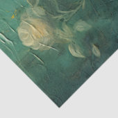  geel rozen goud sprankelt smaragdgroen tissuepapier (Detail)