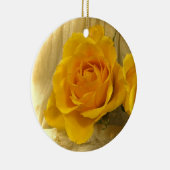 Geel rozenkeramisch Ornament (Rechts)