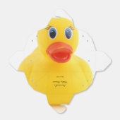 Geel Rubber Ducks Baby shower Bedankdoosjes (Uitgevouwen)