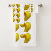 Geel Rubber Ducky Duck Leuk Kinder Badtijd Bad Handdoek (Insitu)