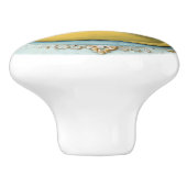 Geel Rubber Ducky Schattige Duck Duckie Speelgoed Keramische Knop (Zijkant)