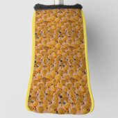 Geel Rubber Eucks Animal Patroon Golfheadcover (Draai 90)