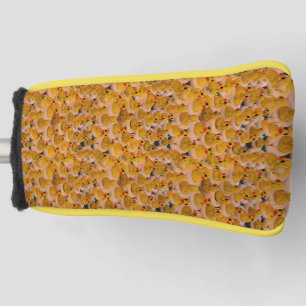 Geel Rubber Eucks Animal Patroon Golfheadcover