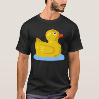 geel rubbereend shirt