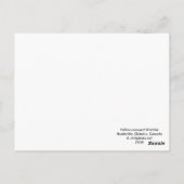 Geel-rumped Warbler Briefkaart (Achterkant)