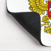 Geel Russisch keizerlijk dubbelhars Muismat (Hoek)