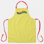 Geel Schort "ballonartiest" (Voorkant)