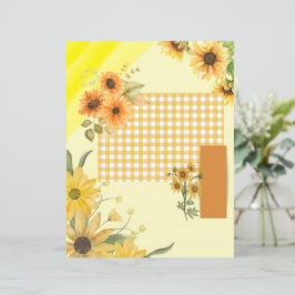 Geel scrapbookpapier