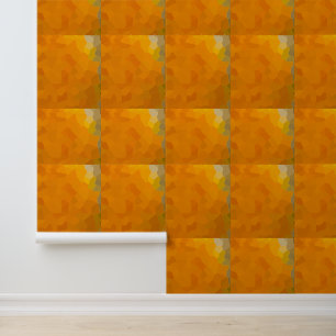 Geel Sinaasappel Abstract Patroon Kleurrijke Boho  Behang