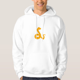 Geel Slang Maansymbool Symbool Hoodie