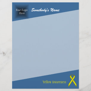 Geel standaardlintje door Kenneth Yoncich