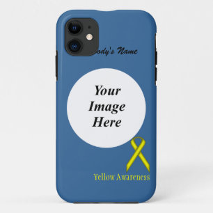 Geel standaardlintje door Kenneth Yoncich iPhone 11 Hoesje