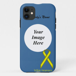 Geel standaardlintje door Kenneth Yoncich iPhone 11 Hoesje