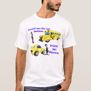 GEEL T-SHIRT VAN DE BUS/GEEL CAR