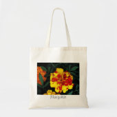 Geel Tas met rode marigilinescanvas (Voorkant)