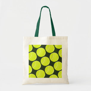 geel tennisbal tote bag