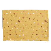 Geel Terrazzo Patroon Kussensloop (Voorkant)