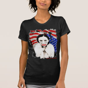 GEEL THONDER VROUW AMERIKAANS INDIAN T-SHIRT