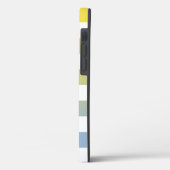 Geel-tot-lichtblauw ombré-patroon Case-Mate iPhone case (Achterkant / Links)