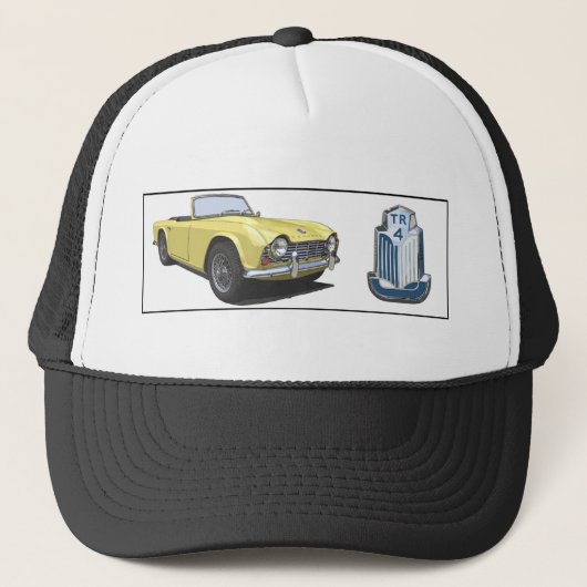Geel TR4 Trucker Pet (Voorkant)
