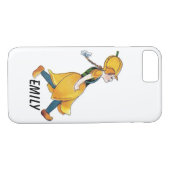 Geel Tulip Cute Flower Floral Funny Girl Case-Mate iPhone Case (Achterkant (Horizontaal))