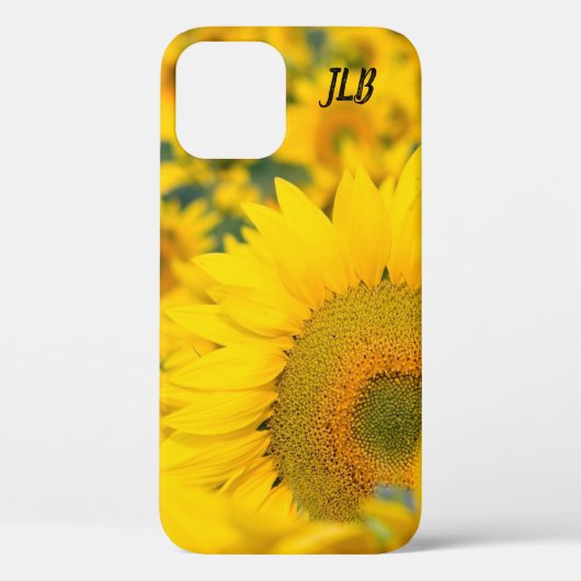 Geel veld Zonnebloemen Foto Case-Mate iPhone Case (Achterkant)