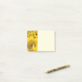 Geel veld Zonnebloemen Foto Post-it® Notes (Op bureau)