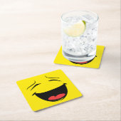 GEEL VIERKANTE KARTONNEN ONDERZETTER (Insitu)