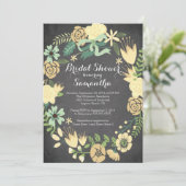 geel Vrijgezellenfeest met schuimsteen Kaart (Staand voorkant)