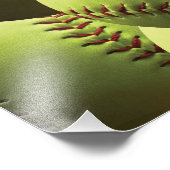 Geel wasbehangpapier foto afdruk (Hoek)