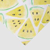 Geel watermeloenpatroon tissuepapier (Detail)