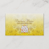 Geel webVisitekaartje Visitekaartje (Achterkant)