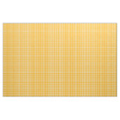 Geel wit Gingham Pattern Stof (Yard (91,4 cm))