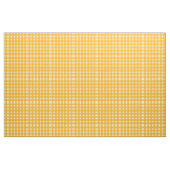 Geel wit Gingham Pattern Stof (Fat Quarter)
