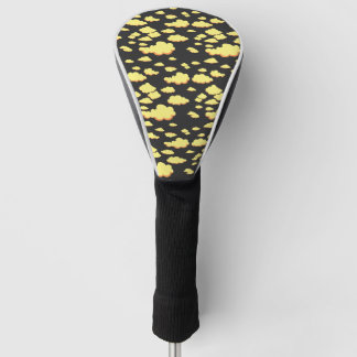 geel wolkenpatroon golfheadcover