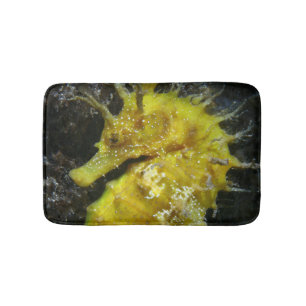 Geel zeepaard   Hippocampus Guttulatus Badmat