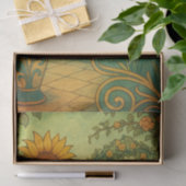  geel Zonnebloem Tuin Decoupage Tissuepapier (Geschenk)
