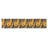 Geel zwarte, met Susan Flower Short Table Runner Korte Tafelloper (Horizontaal)
