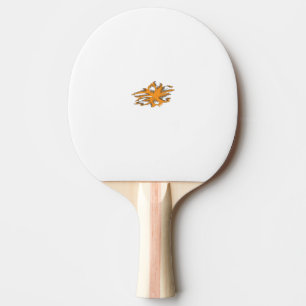 Geelachtig Sinaasappel, orang geel decoratief Tafeltennisbatje