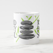 Geelbek: Geelbeestjes met kieuwen en bamboe Extra Grote Beker (Voorkant)