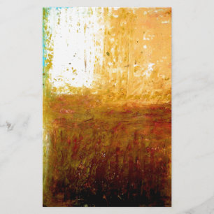 Geelbruin Abstract Briefpapier