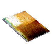 Geelbruin Abstract Notitieboek (Rechterzijde)