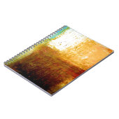 Geelbruin Abstract Notitieboek (Linkerzijde)
