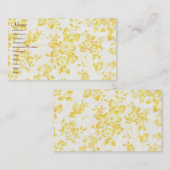  geelbruin visitekaartje (Voorkant / Achterkant)